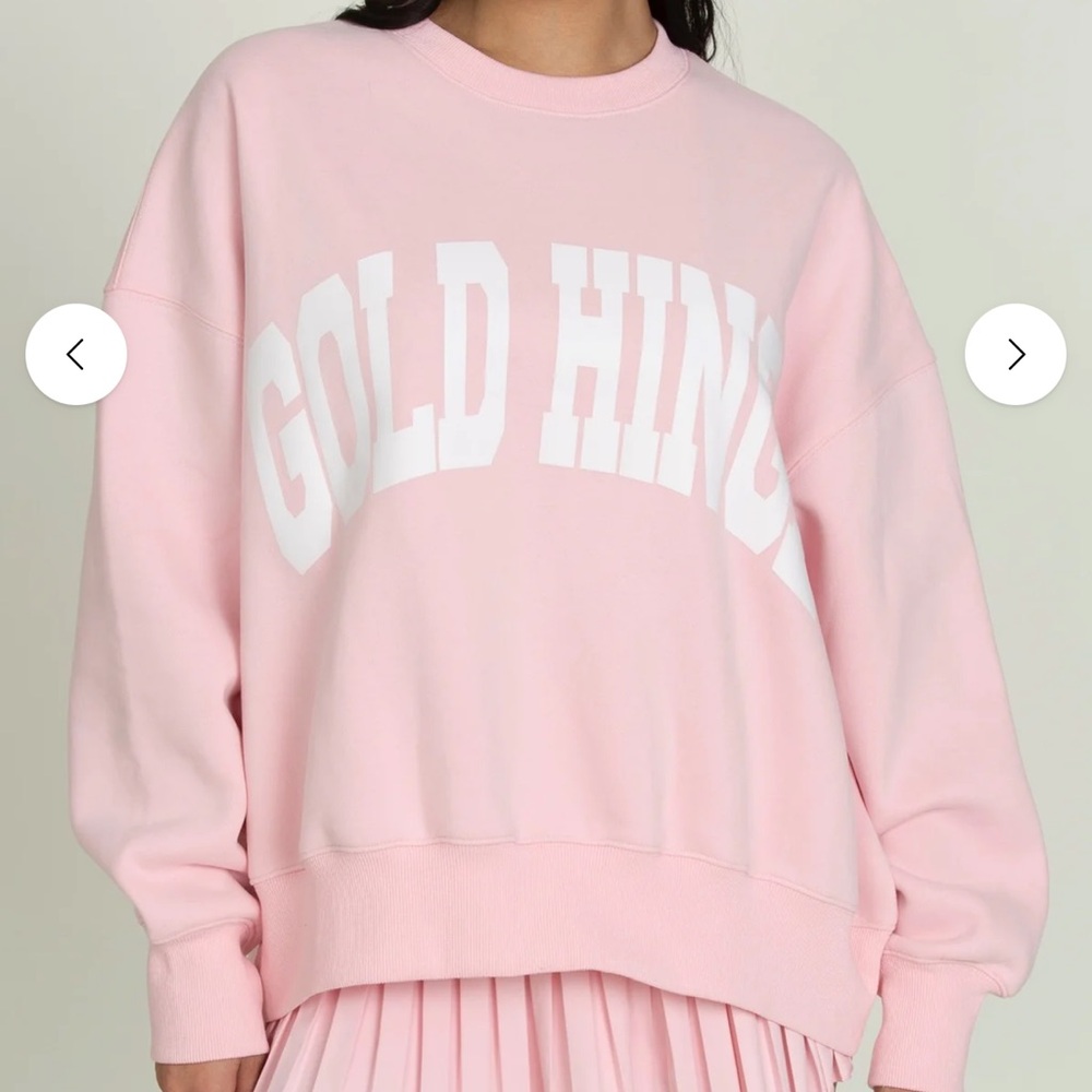 gold hinge sweatshirt